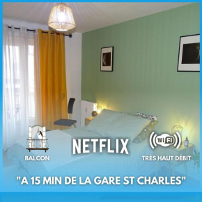 Le Letizia Charmant Studio-Netflix-Wifi, à La Belle de mai